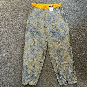 NWT Rising International Boho Floral Striped Pants